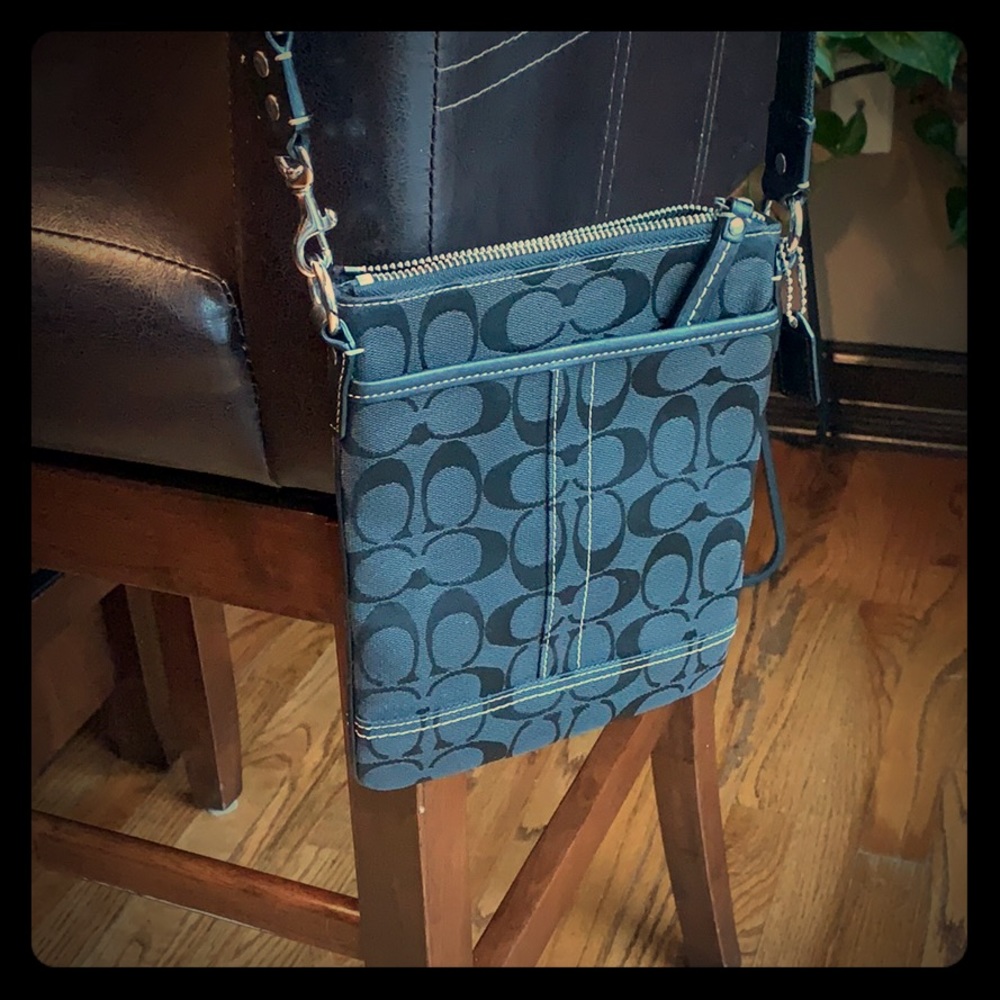 Coach Crossbody Purse Black/black
